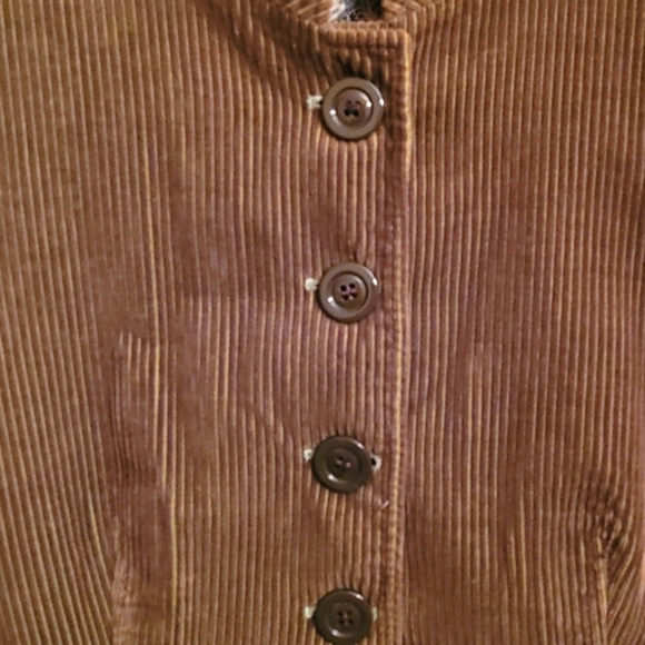 Fuentecapala Dark Academia Brown Corduroy Blazer - Picture 3 of 8